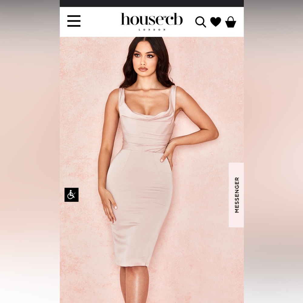 House of CB Blush Pink Dress